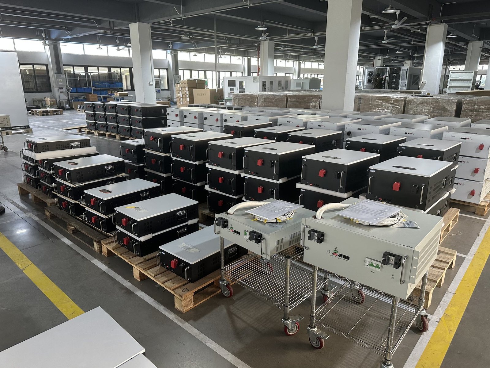 Battery workshop production area