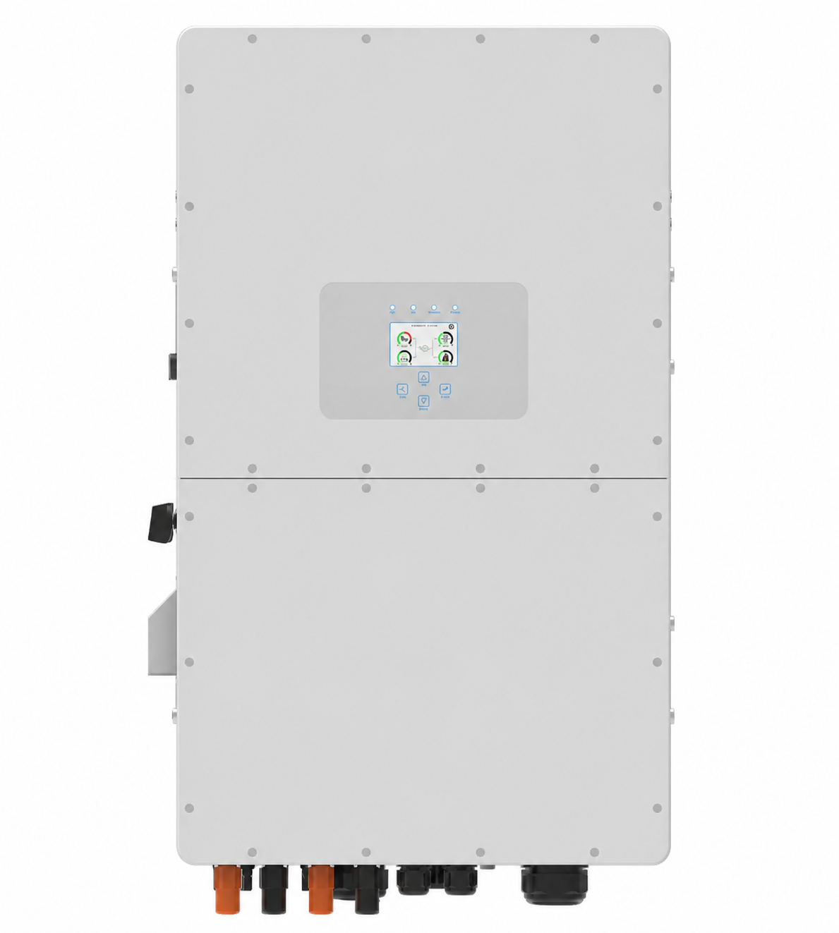 29.9–50 kW three-phase hybrid solar inverter front view