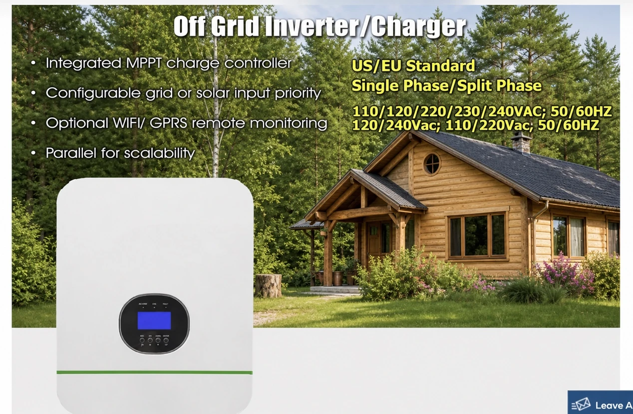 Key features and applications of the 3–10kW off-grid inverter