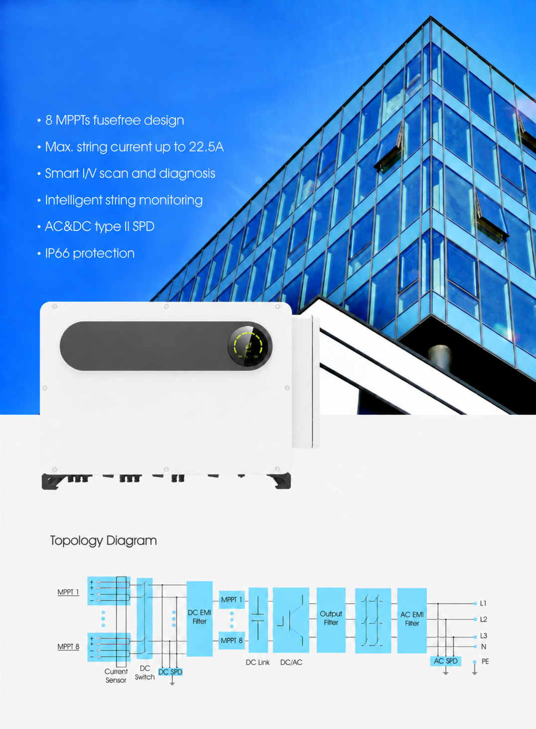 MAX 100–125KTL3-X2 LV inverter datasheet page 1