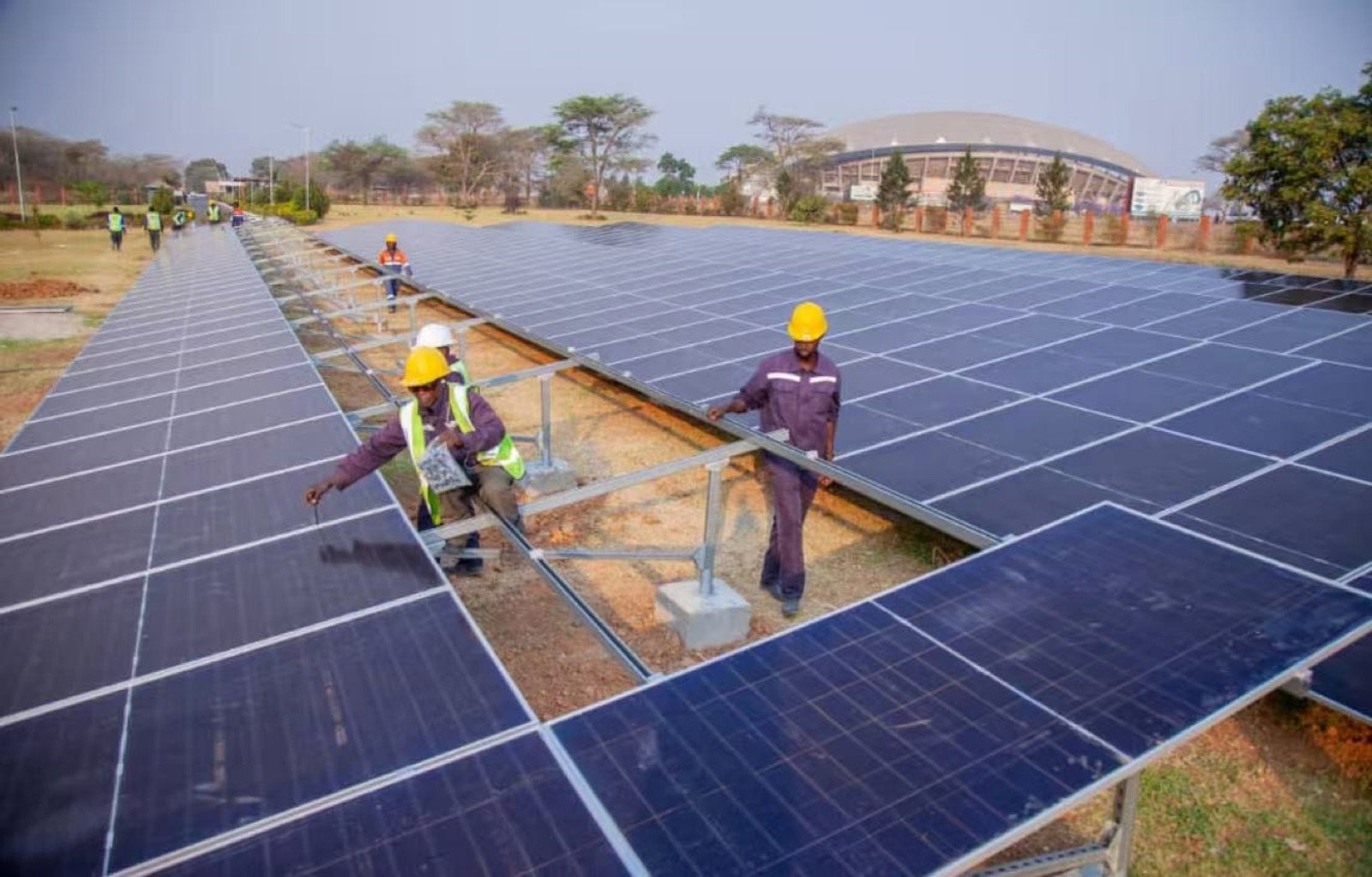 500kW solar PV and energy storage hybrid installation in Zambia
