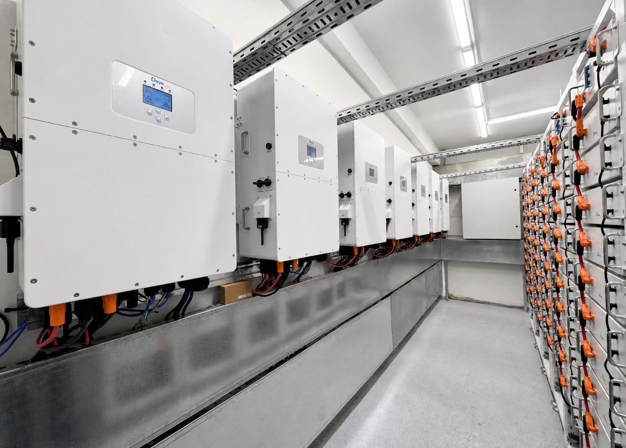 Commercial and industrial hybrid solar energy storage installation