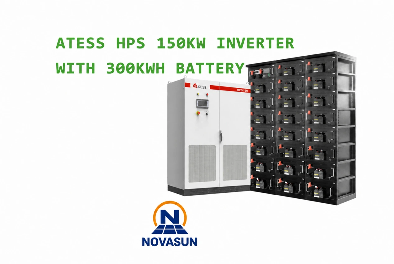 ATESS HPS 150kW inverter with 300kWh battery thumbnail