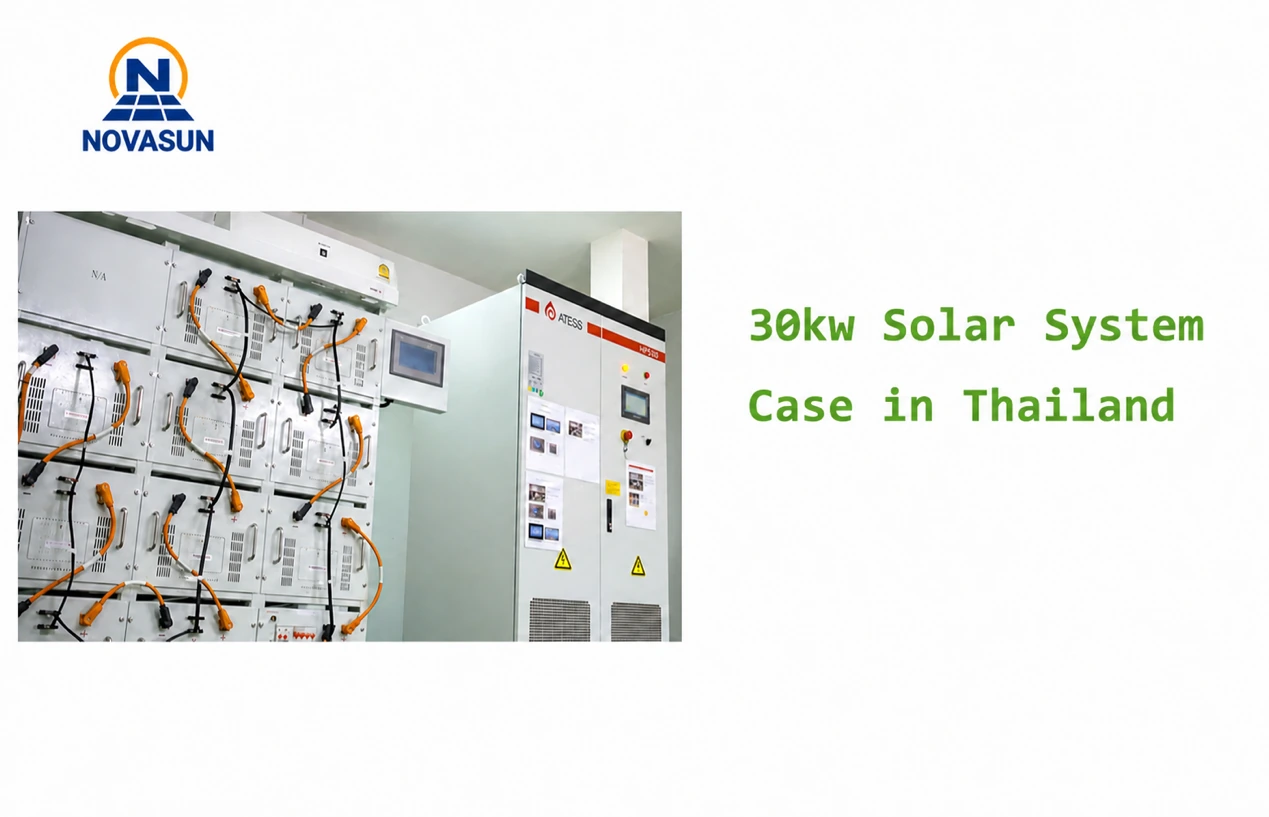 30kW solar system project in Thailand