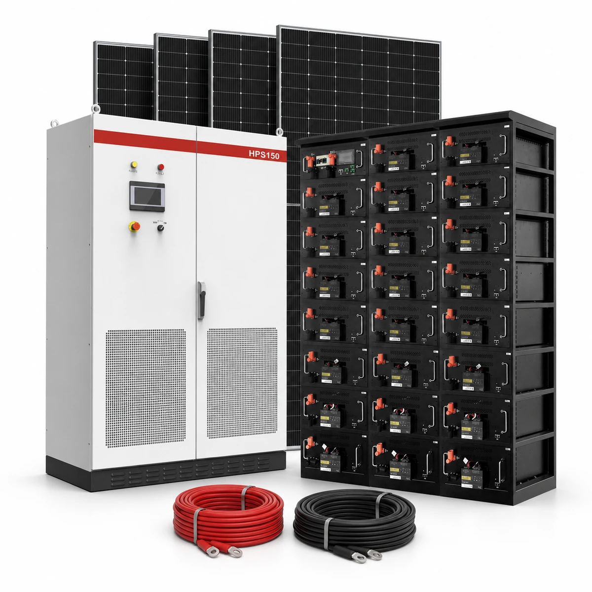 150kW/300kWh C&I Hybrid Solar Battery Storage System