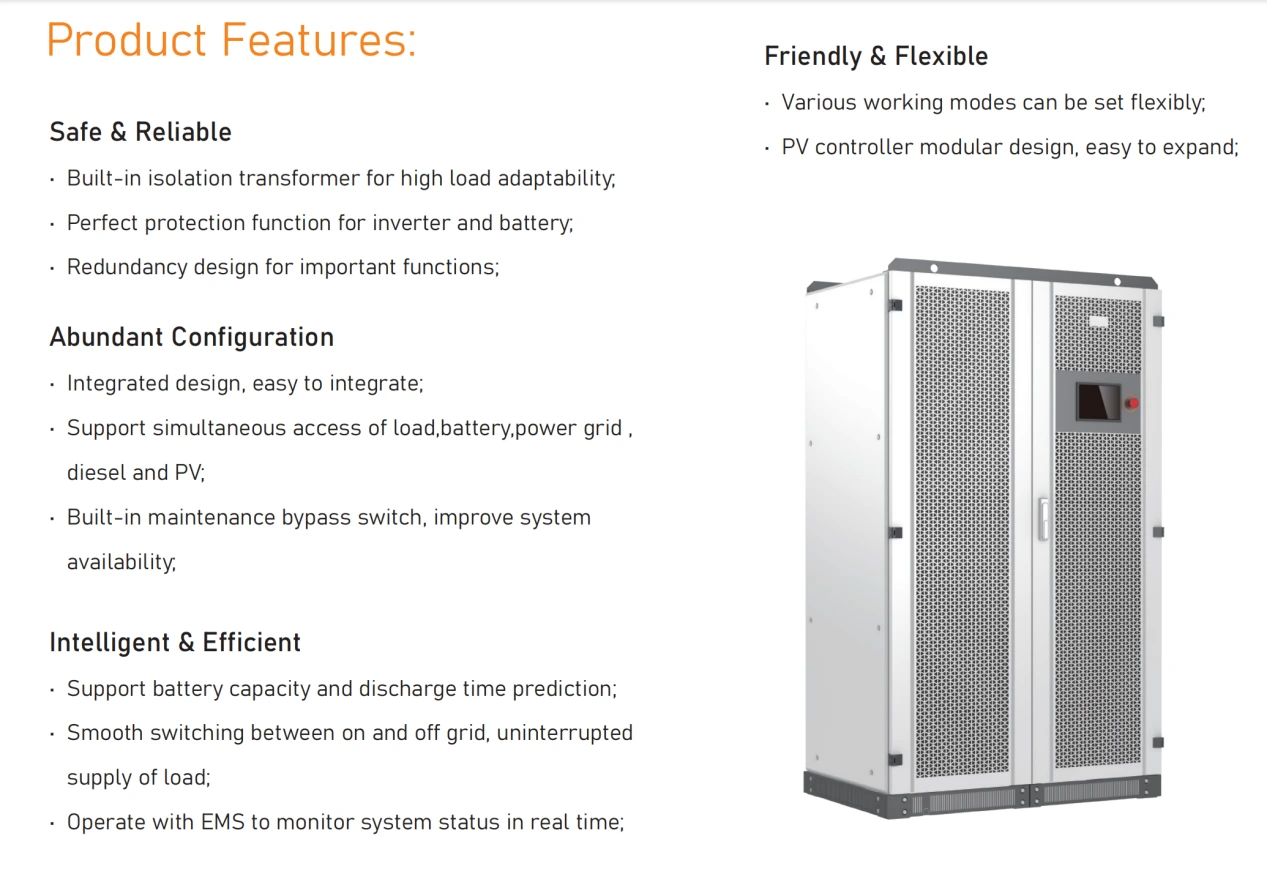 MPS hybrid inverter product features