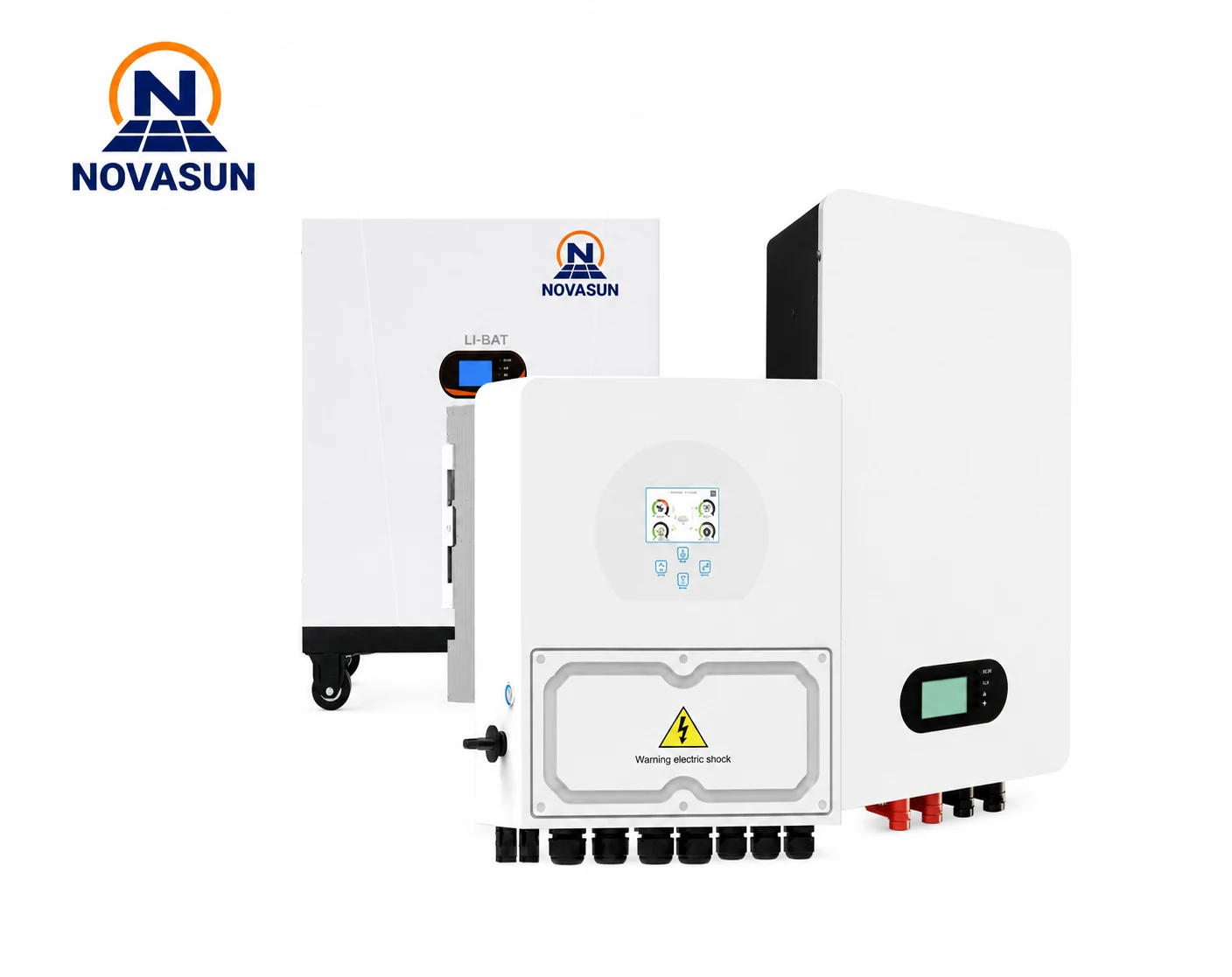 Hybrid inverter and battery set thumbnail