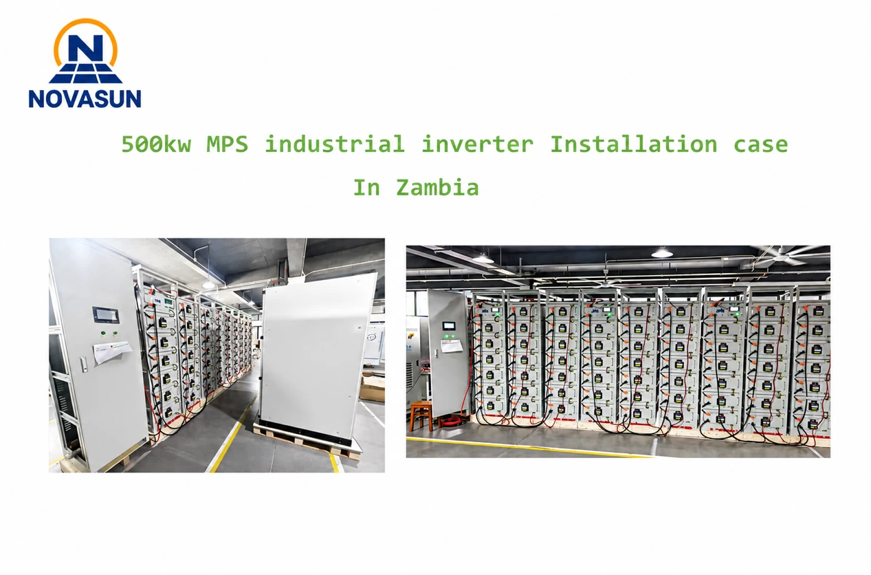 500kW MPS industrial inverter installation in Zambia