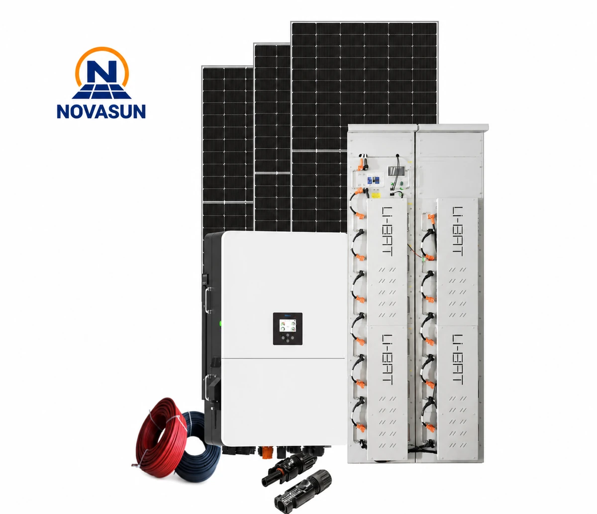 60–80kW Hybrid Solar System with 150kWh Battery