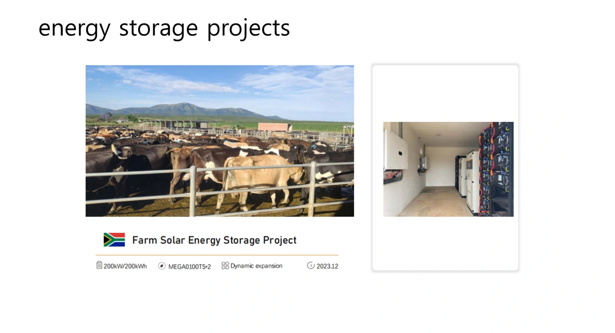 Farm solar energy storage project