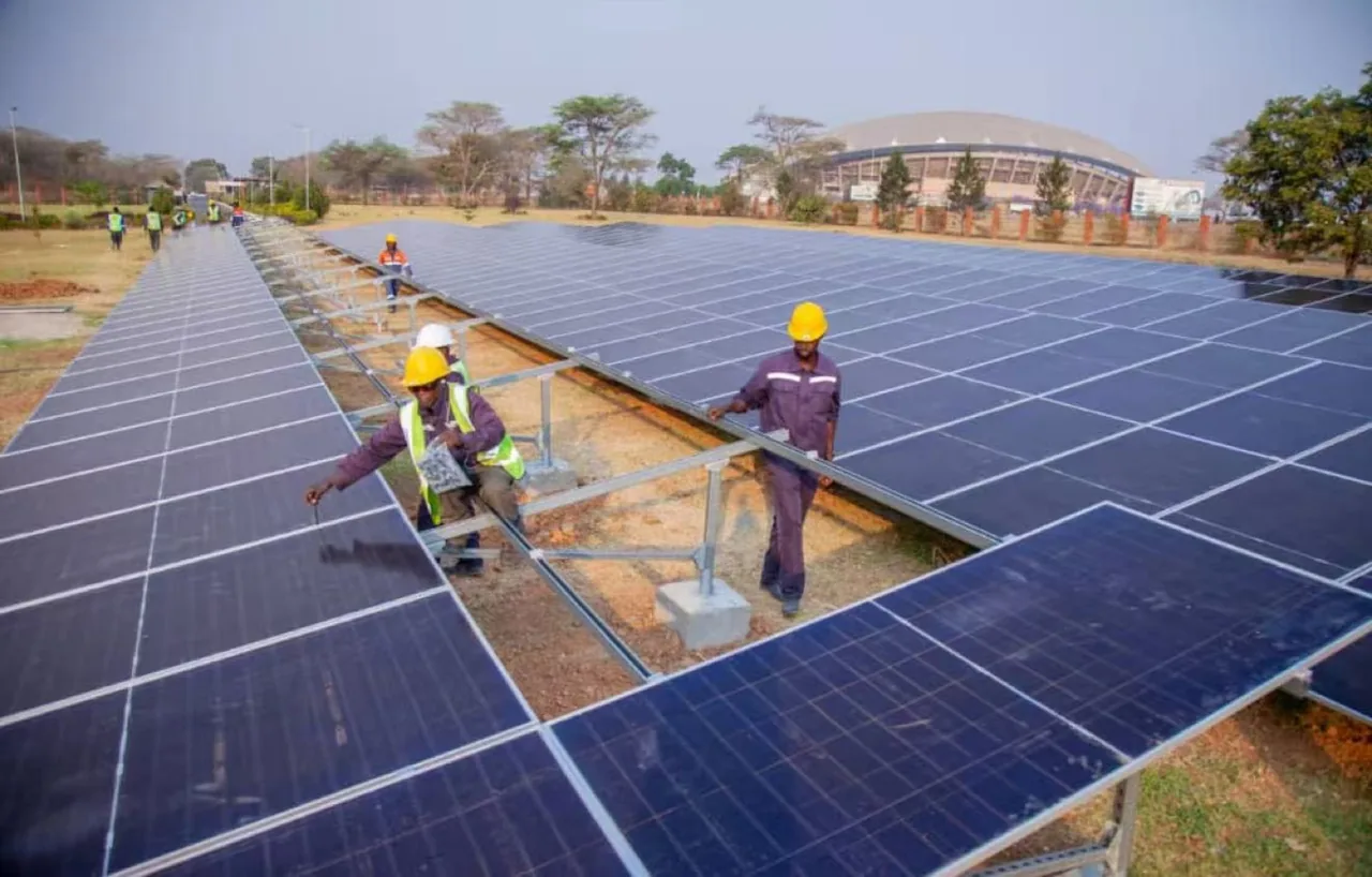 500kW solar PV and energy storage hybrid installation in Zambia